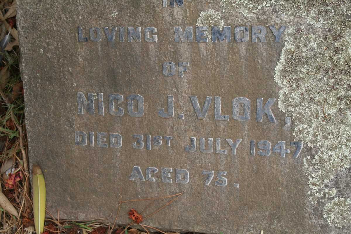 VLOK Nico J. -1947