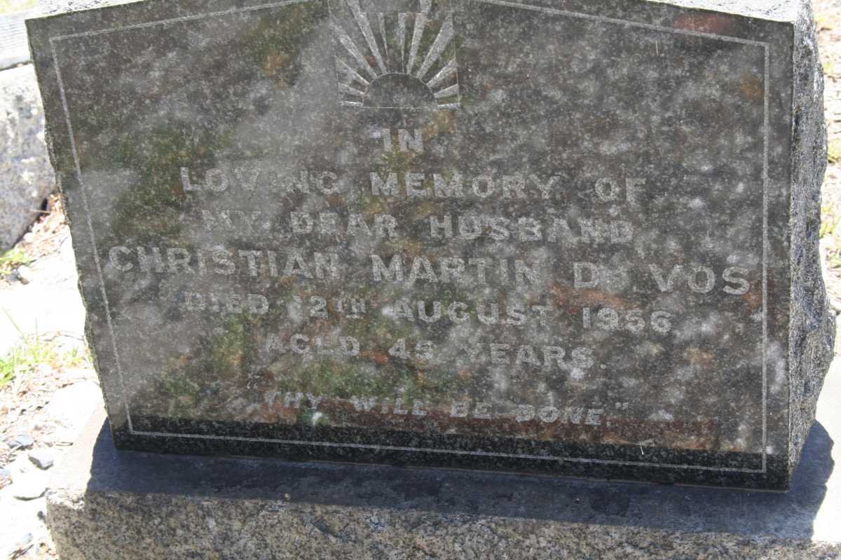 VOS Christian Martin, de -1956