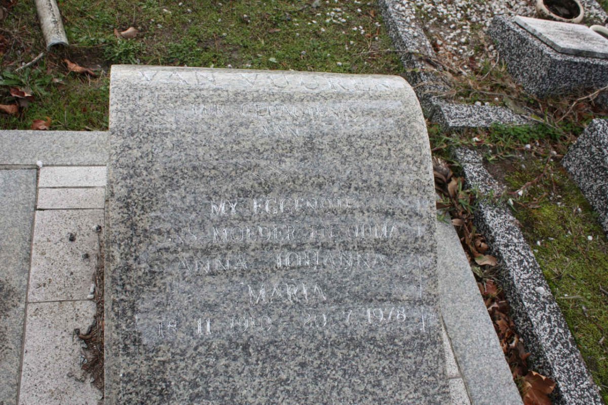 VUUREN Anna Johanna Maria, van 1910-1978