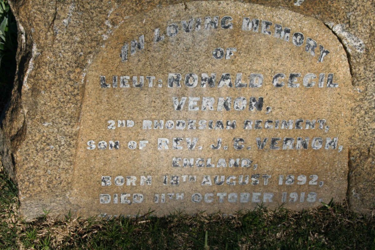 VERNON Ronald Cecil 1892-1918