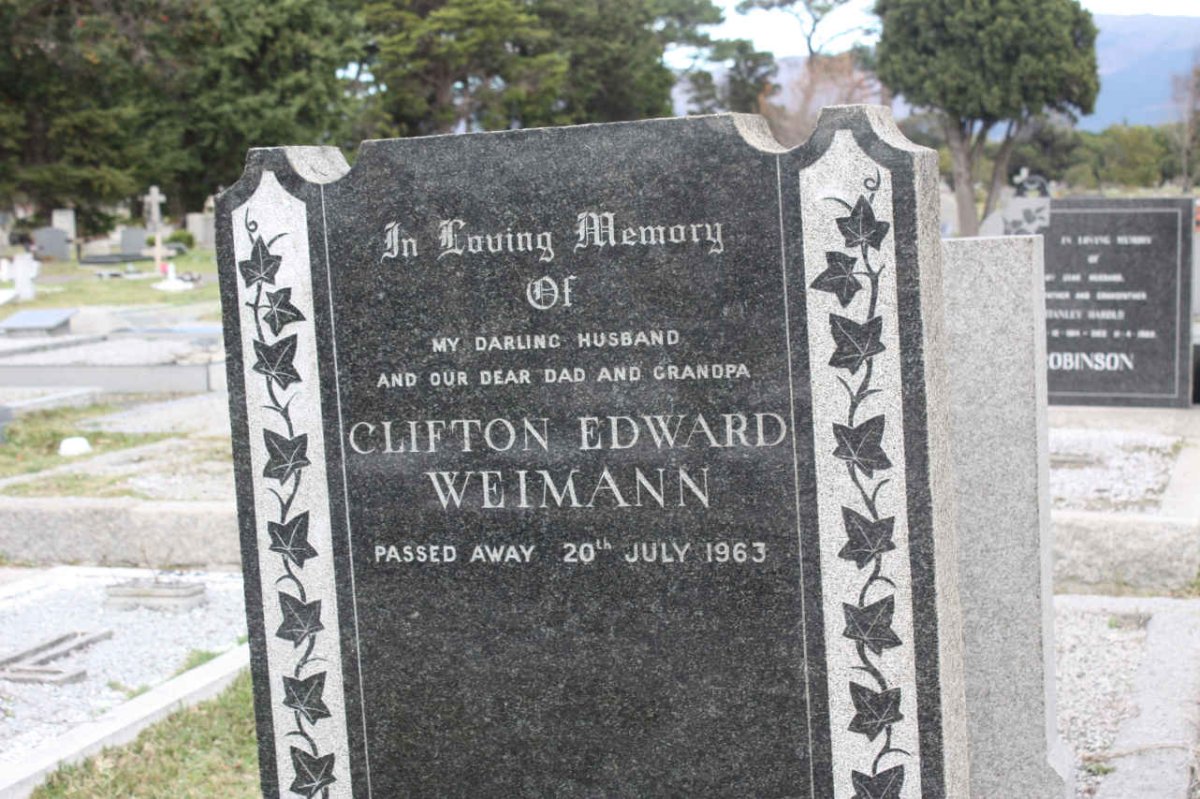 WEIMANN Clifton Edward -1963