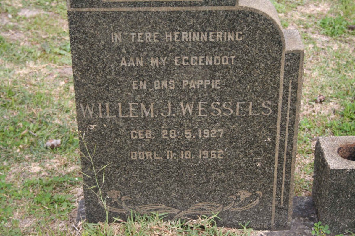 WESSELS Willem J. 1927-1962