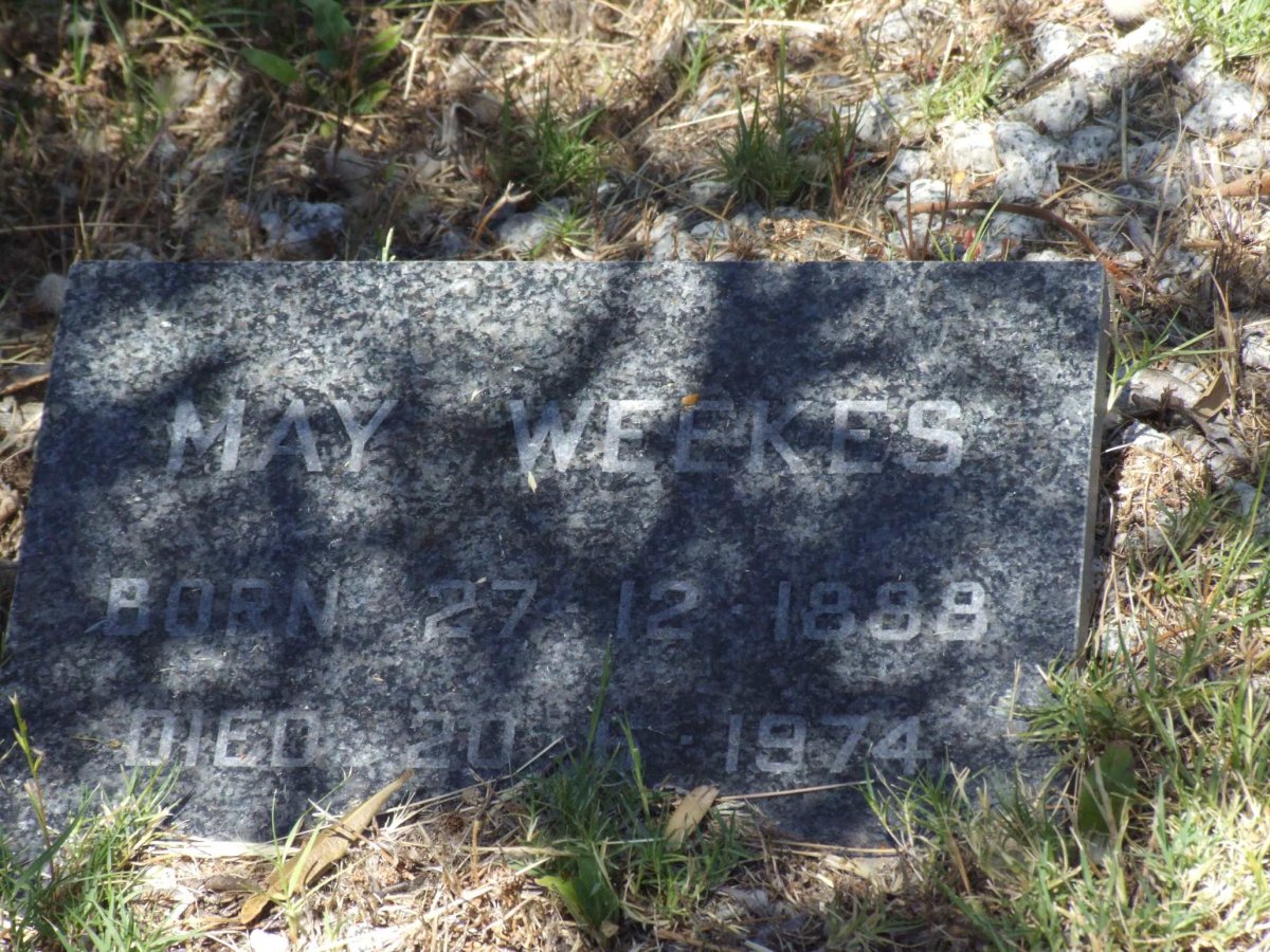 WEEKES May 1888-1974