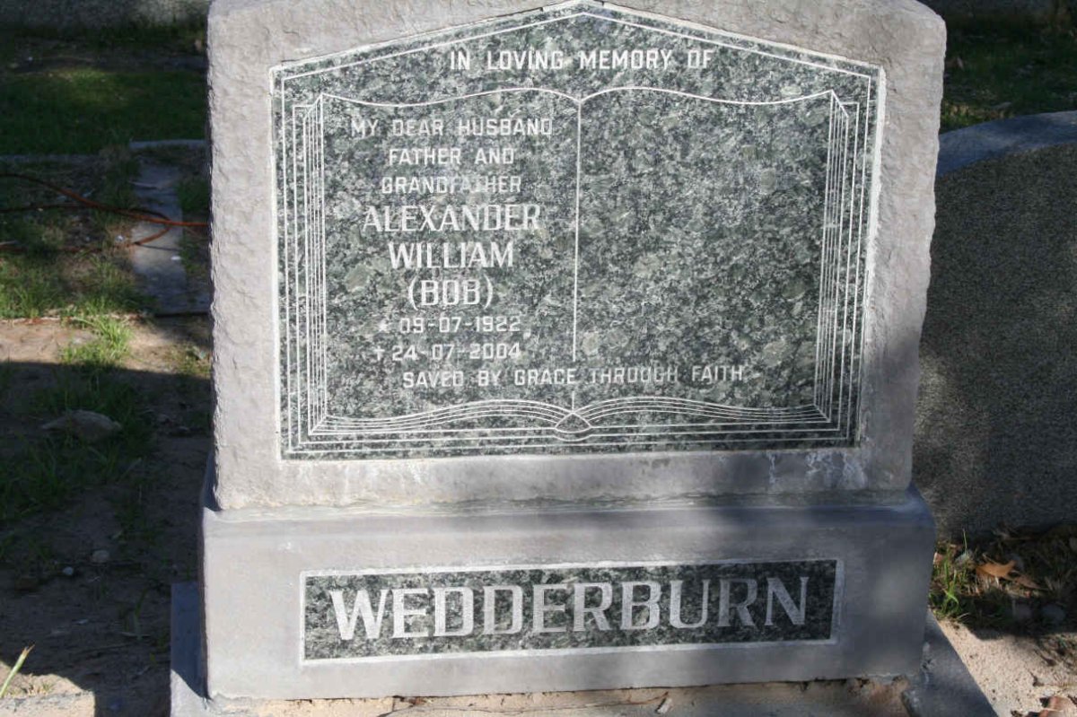WEDDERBURN Alexander William 1922-2004