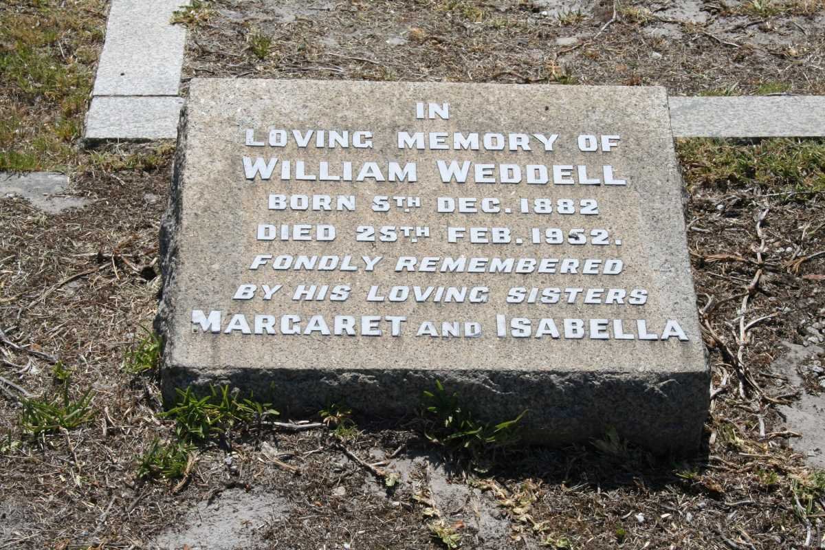 WEDDELL William 1882-1952