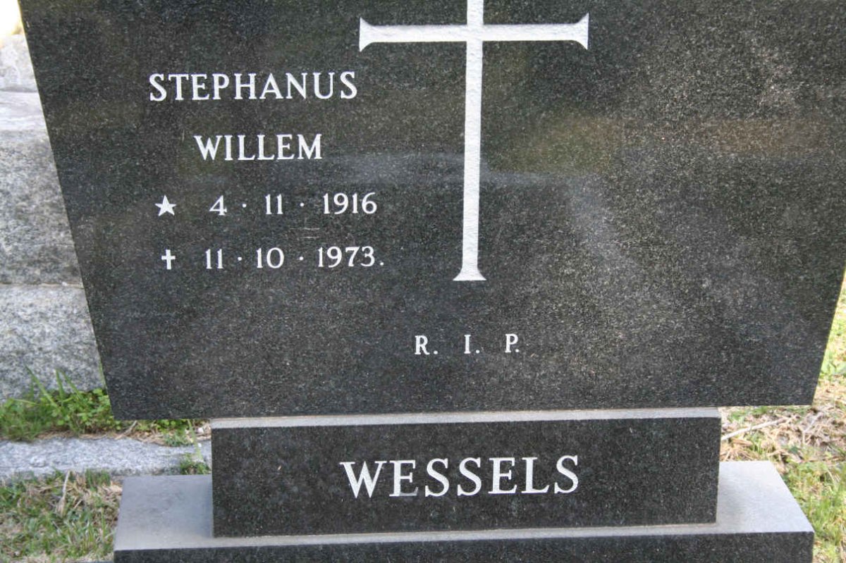 WESSELS Stephanus Willem 1916-1973