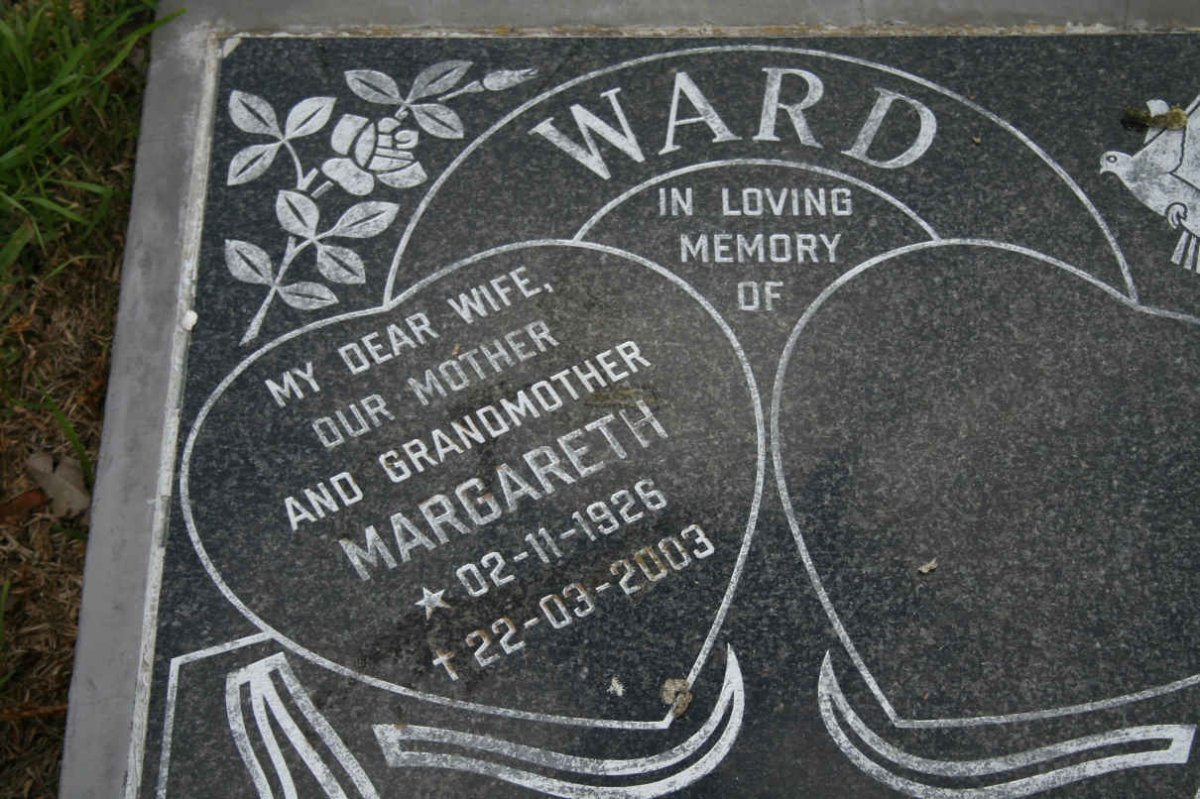 WARD Margareth 1926-2003