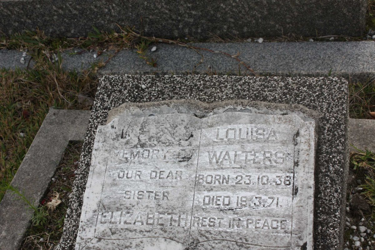 WALTERS Elizabeth Louisa 1936-1971