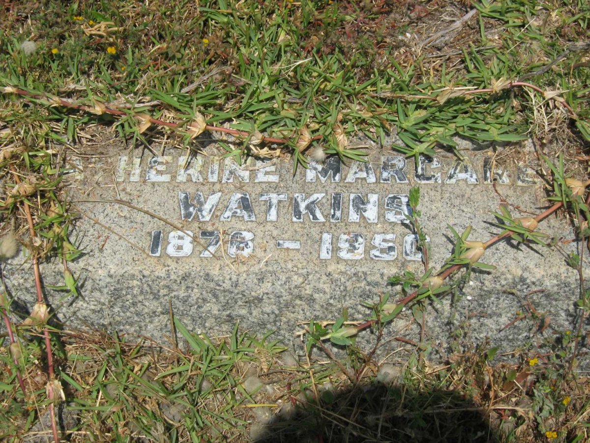 WATKINS Catherine Margaret 1876-1950