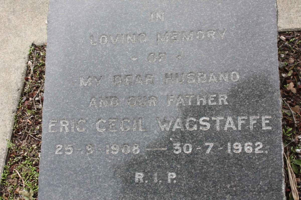 WAGSTAFFE Eric Cecil 1908-1962