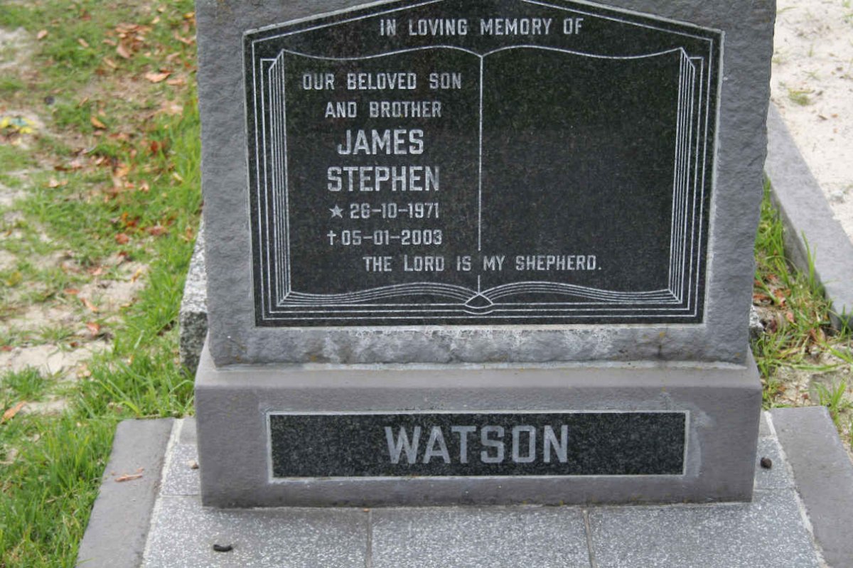 WATSON James Stephen 1971-2003