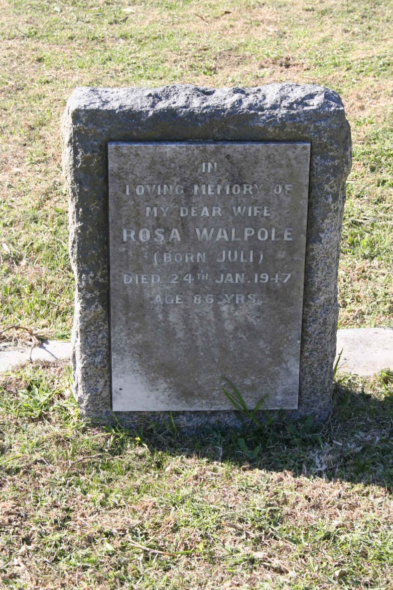 WALPOLE Rosa nee JULI -1947
