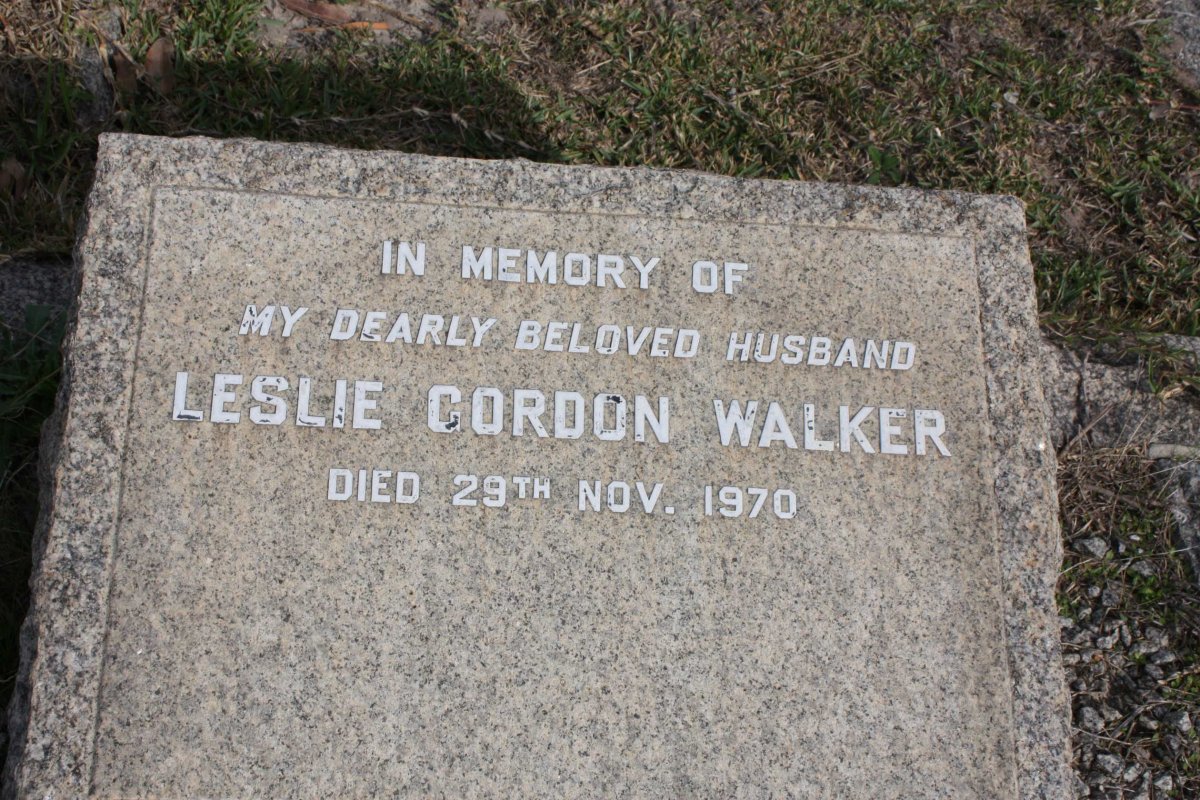 WALKER Leslie Gordon  -1970