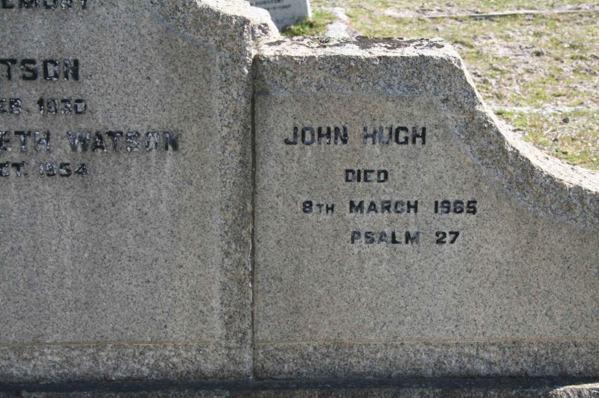 WATSON John Hugh -1965