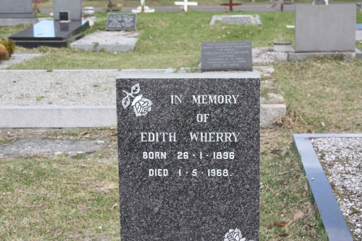 WHERRY Edith 1896-1968