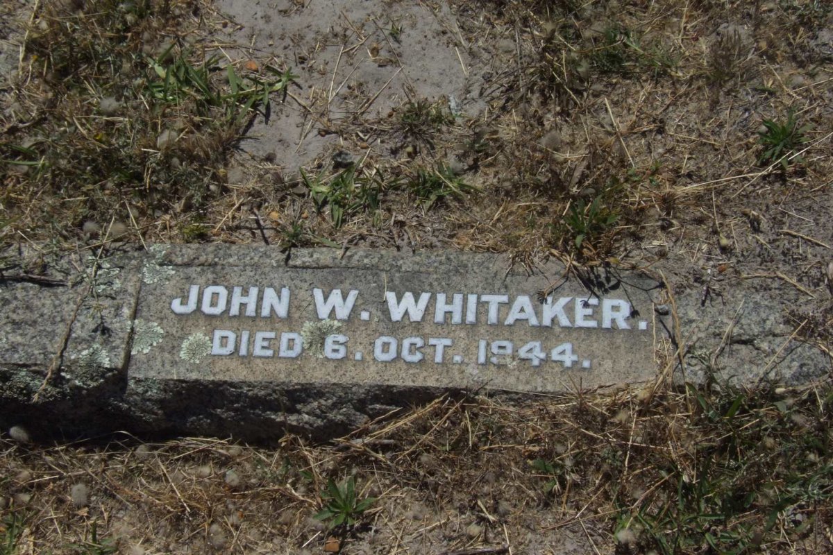 WHITAKER John W. -1944