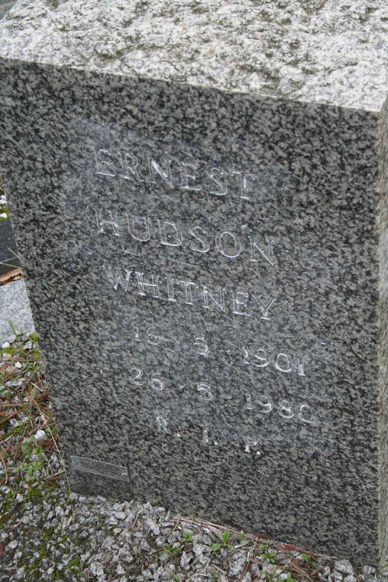 WHITNEY Ernest Hudson 1901-1980