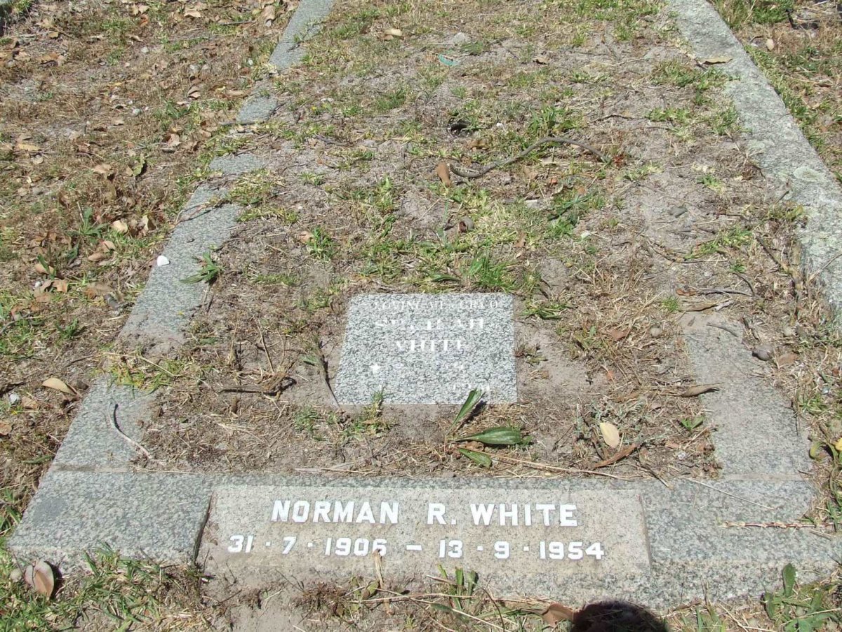 WHITE Norman R. 1906-1954 &amp; Sarah -19??