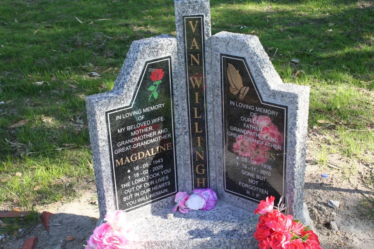 WILLINGH Charles, van 1936-2010 &amp; Magdaline 1943-2009