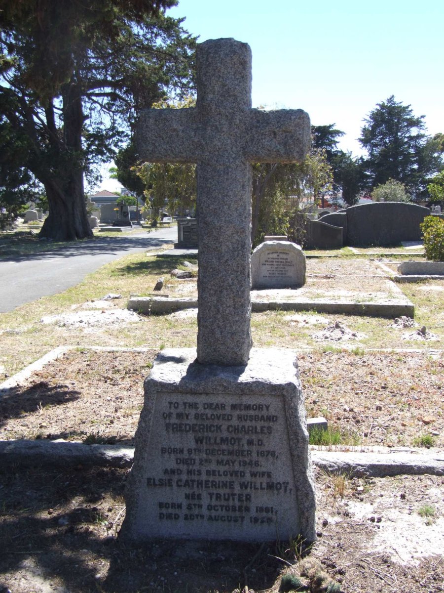 WILLMOT Frederick Charles 1876-1946 &amp; Elsie Catherine TRUTER 1881-1950