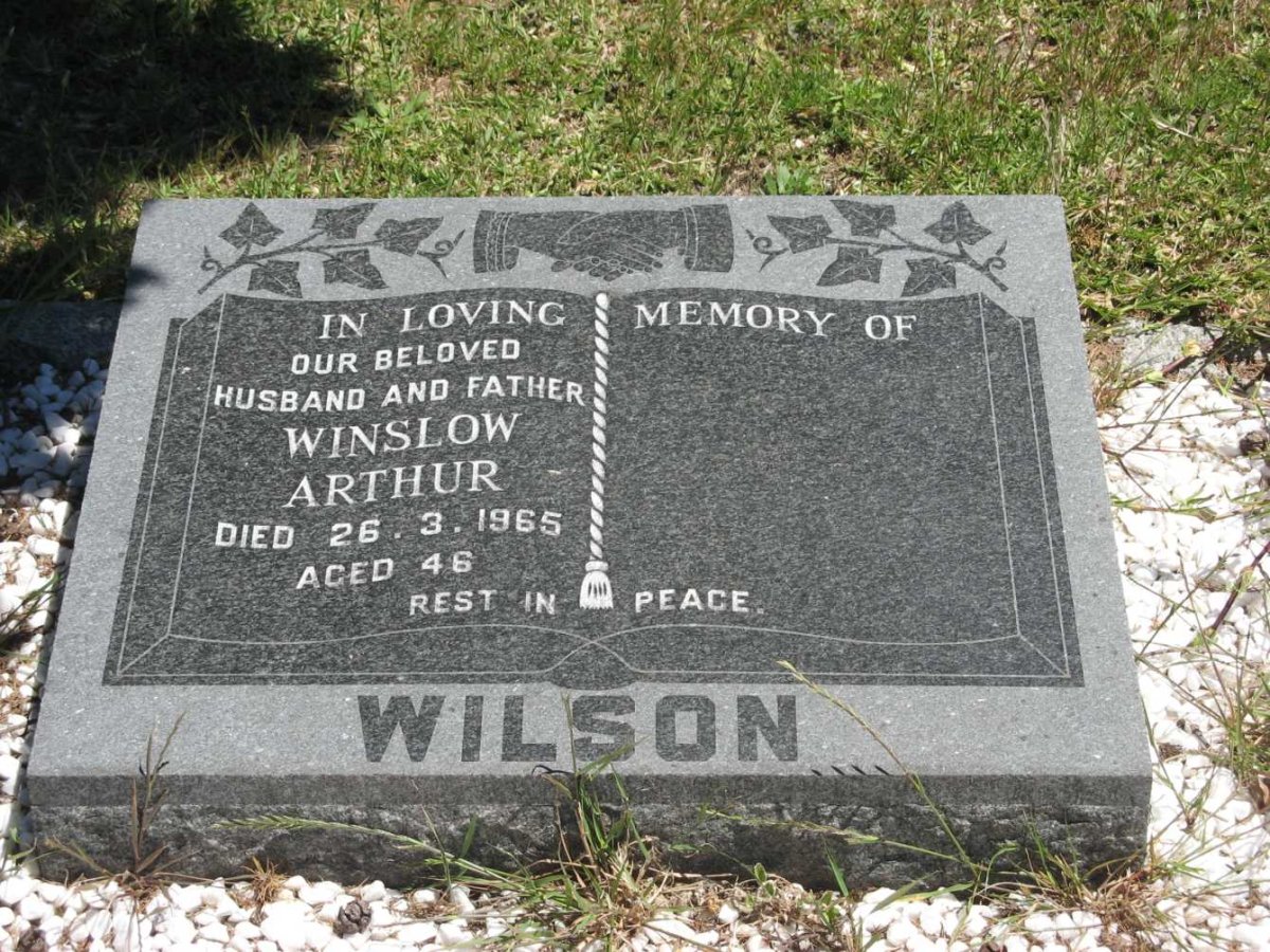 WILSON Winslow Arthur -1965