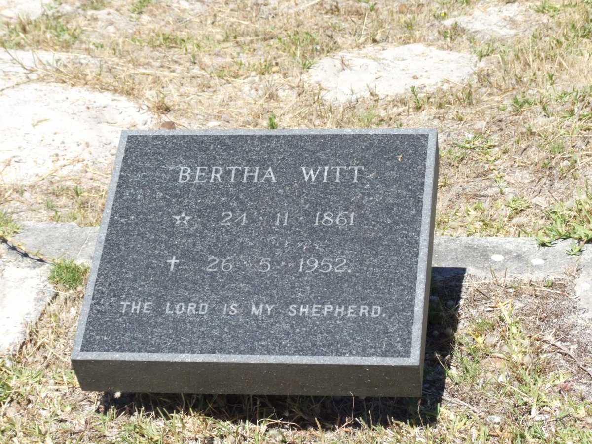 WITT Bertha 1861-1952
