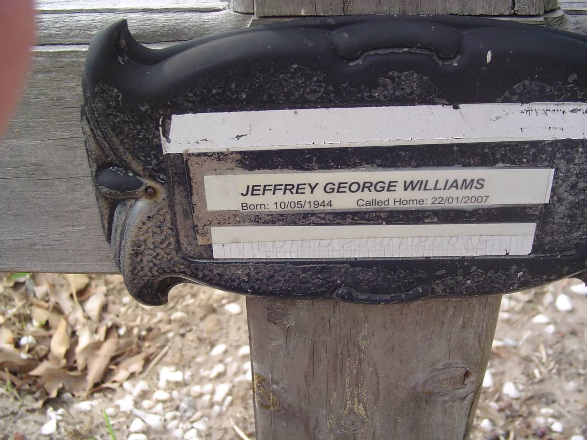 WILLIAMS Jeffrey George 1944-2007