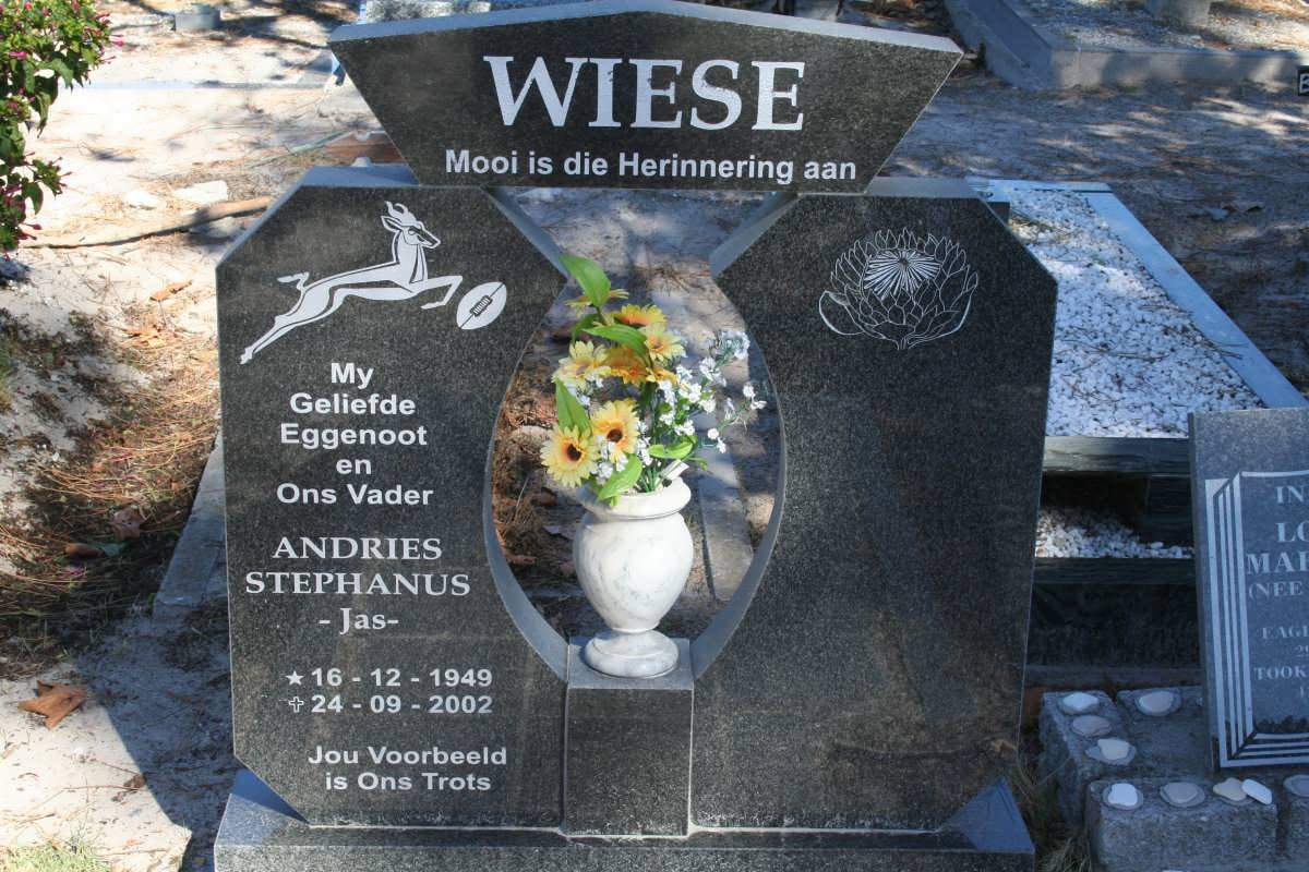 WIESE Andries Stephanus 1949-2002