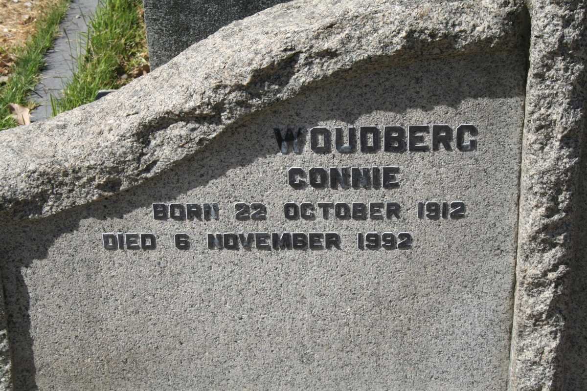 WOUDBERG Connie 1912-1992