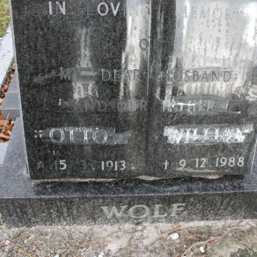 WOLF Otto William 1913-1988