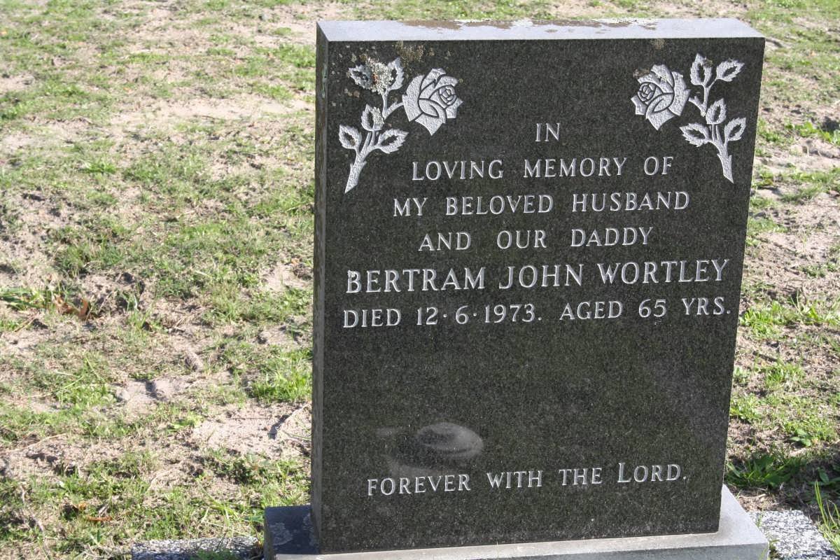 WORTLEY Bertram John -1973