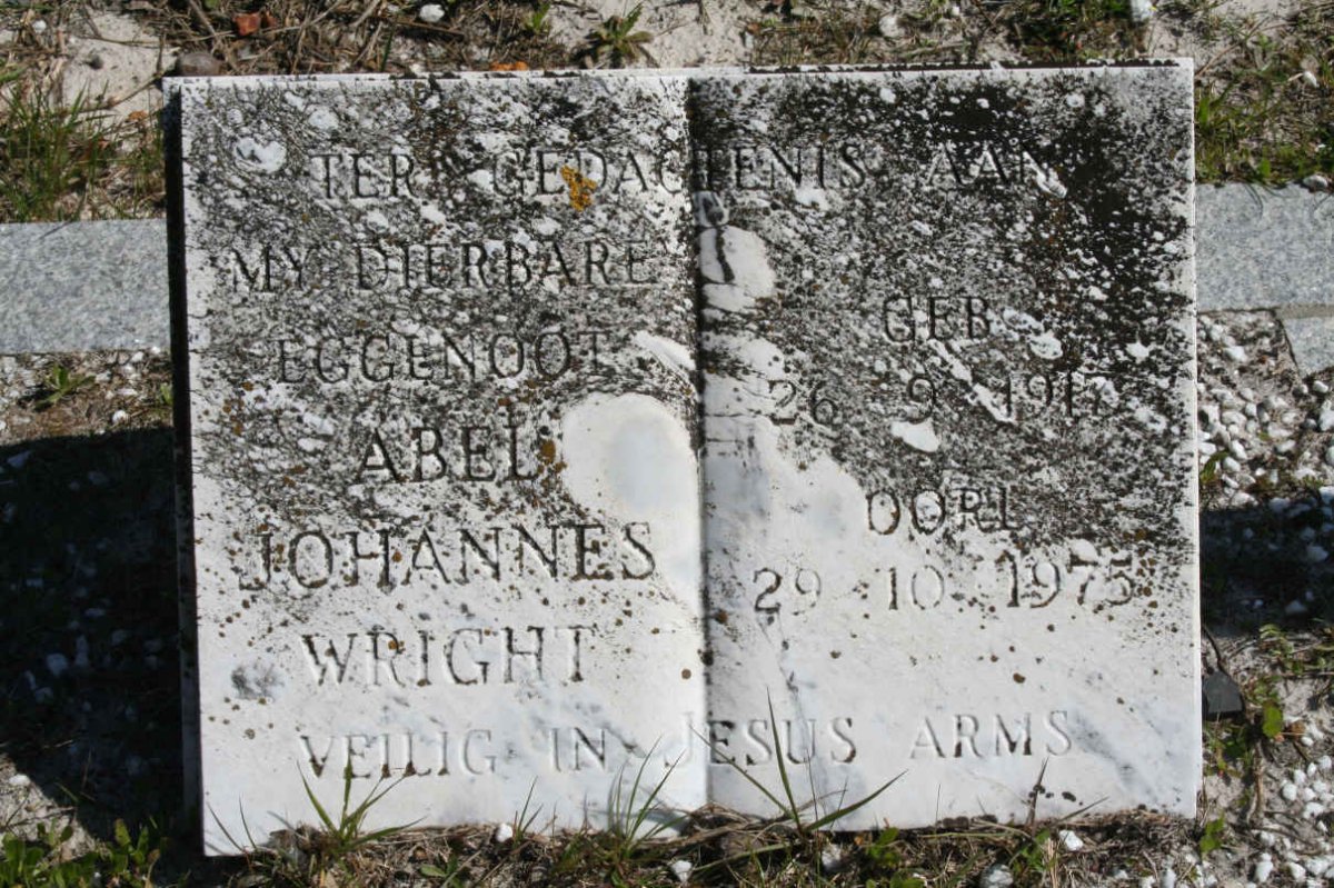 WRIGHT Abel Johannes 1917-1975