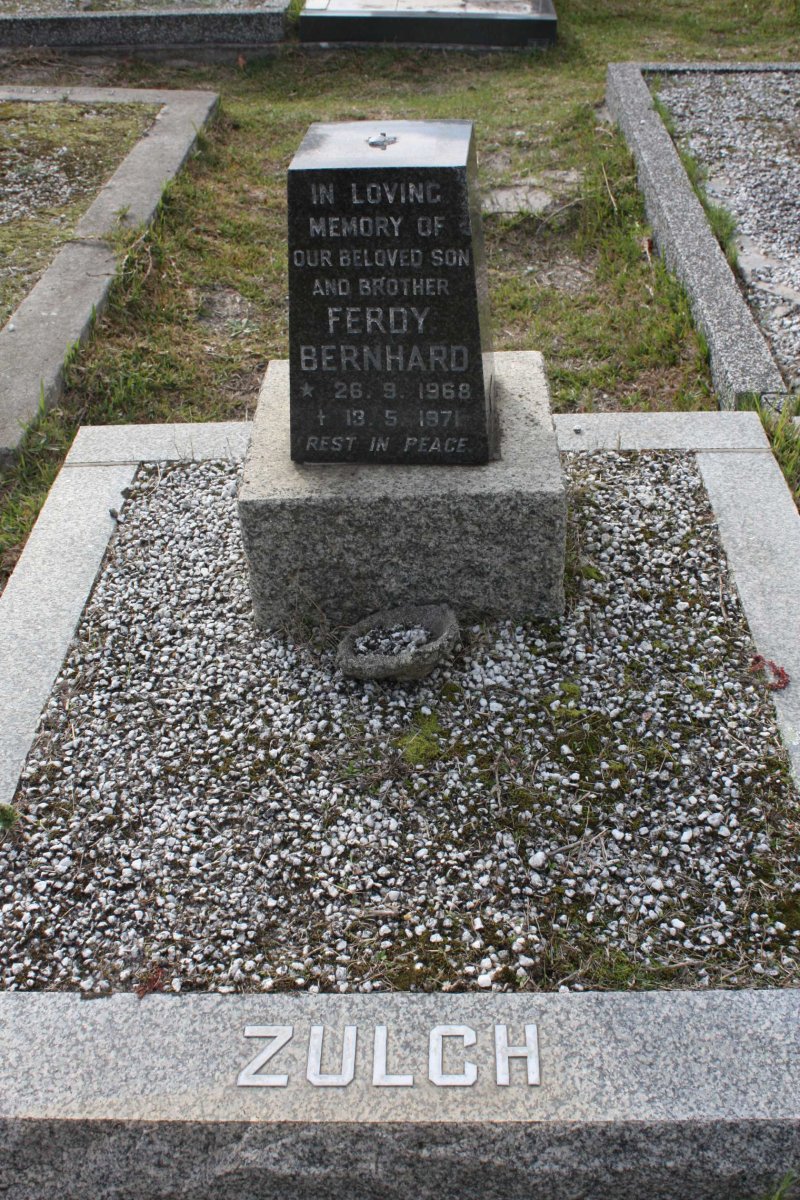 ZULCH Freddie Bernhard 1968-1971