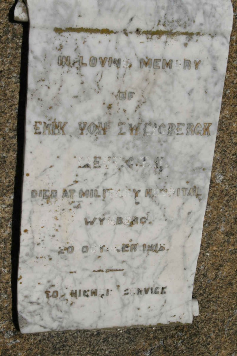 ZWEIGBERGK Erik, von -1918