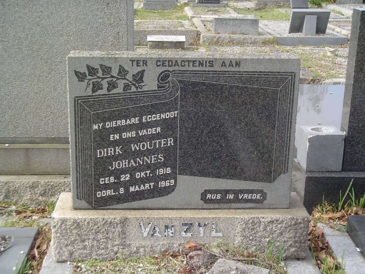 ZYL Dirk Wouter Johannes, van 1918-1969