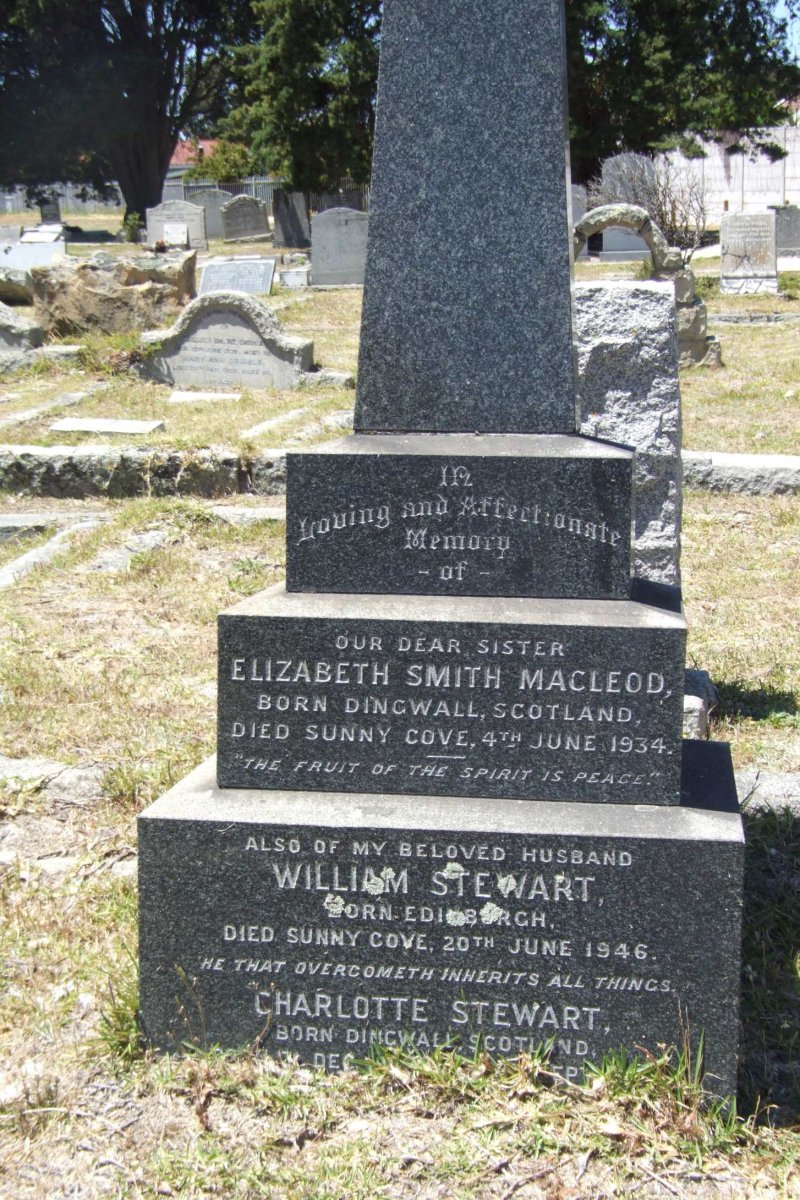 STEWART William -1946 & Charlotte -? :: MACLEOD ELizabeth Smith -1934