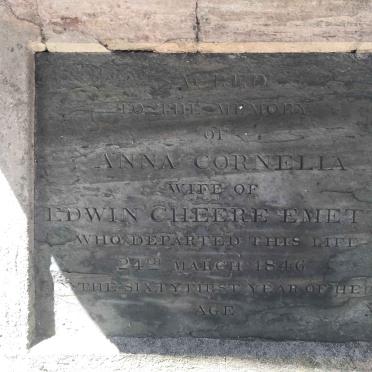 EMETT Edwin Cheere -1850 & Anna Cornelia -1846 :: EMETT Edwin Cheere 1856-1856