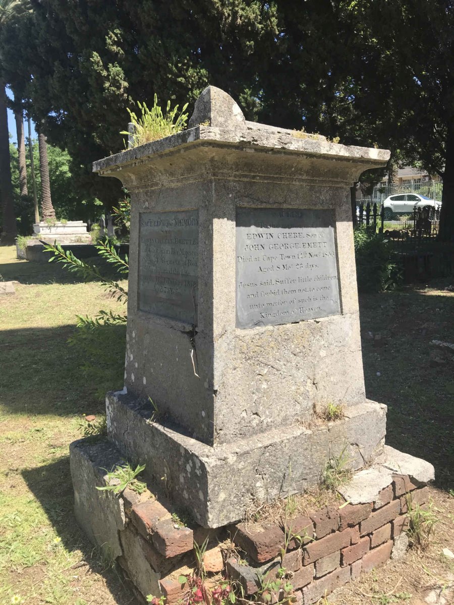 EMETT Edwin Cheere -1850 & Anna Cornelia -1846 :: EMETT Edwin Cheere 1856-1856