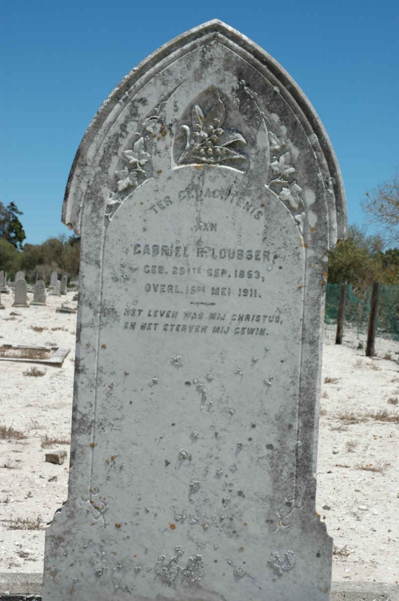 LOUBSER Gabriel H. 1853-1911