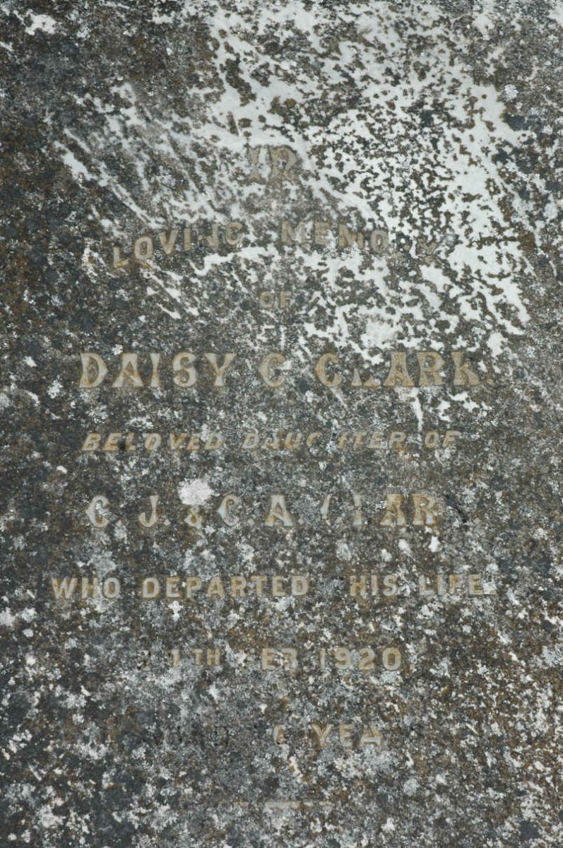 CLARK Daisy C. -1920