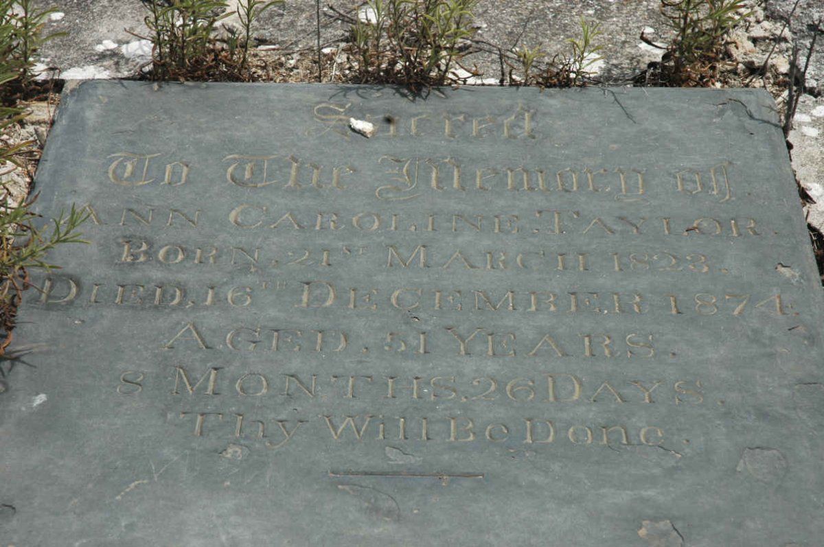 TAYLOR Ann Caroline 1828-1874