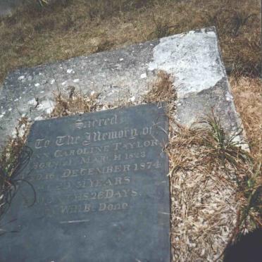 TAYLOR Ann Caroline 1823-1874