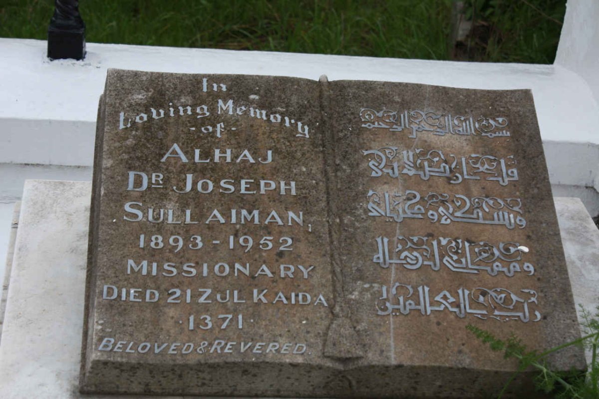 SULLAIMAN Joseph 1893-1952