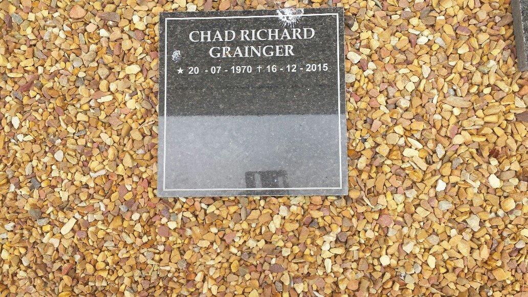 GRAINGER Chad Richard 1970-2015