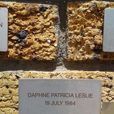 LESLIE Daphne Patricia -1984