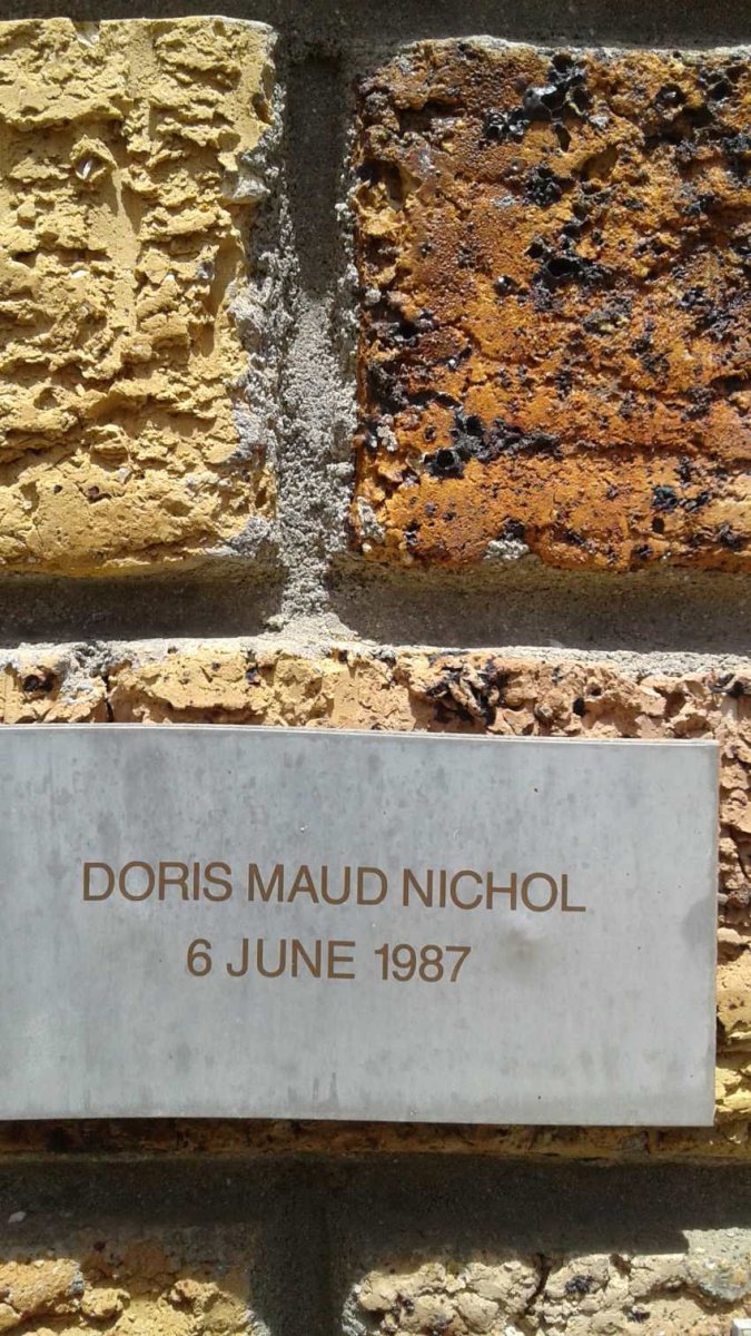 NICHOL Doris Maud -1987