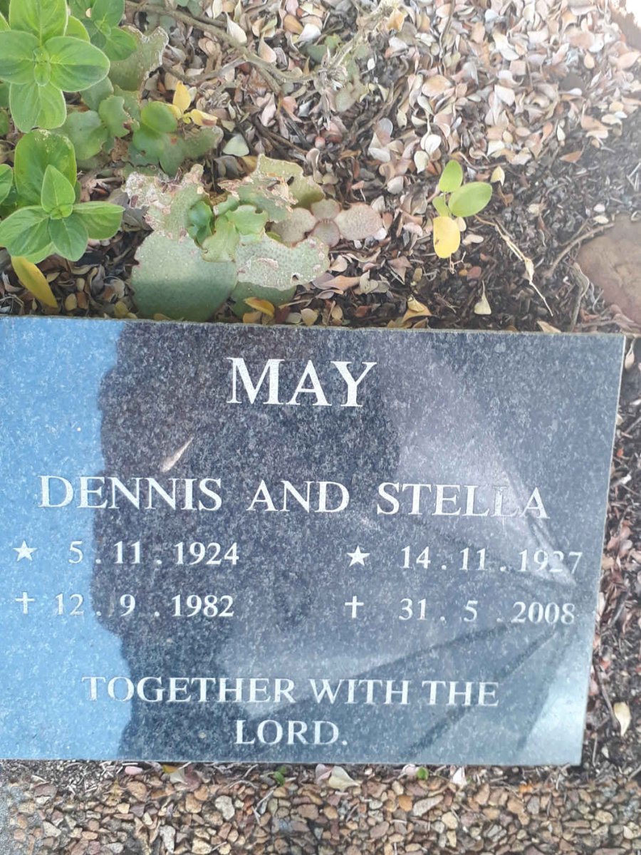 MAY Dennis 1924-1982 &amp; Stella 1927-2008