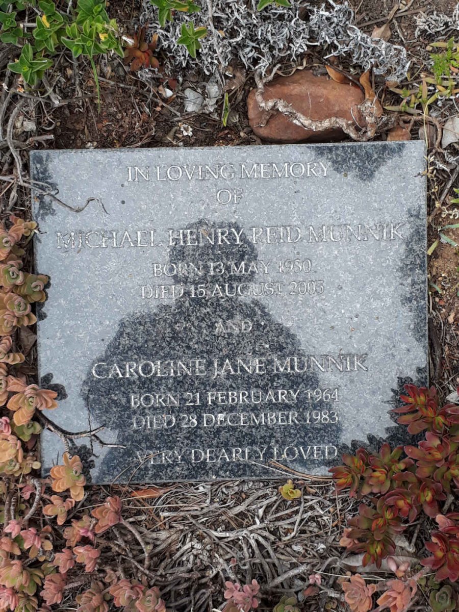 MUNNIK Michael Henry Reid 1930-2005 :: MUNNIK Caroline Jane 1964-1983