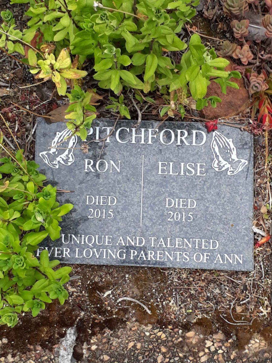 PITCHFORD Ron -2015 &amp; Elise -2015