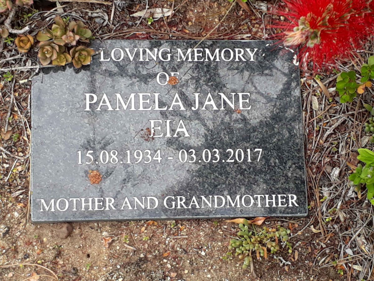 EIA Pamela Jane 1934-2017